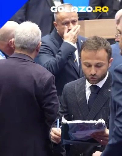 Gabriel Bodescu în timpul Adunării Generale FRF 2026